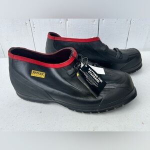 Ranger By Honeywell Black Rubber 5" Overshoes Size 12